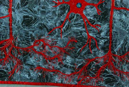 N is for Neuron, 2014 by Meggan Czapiga